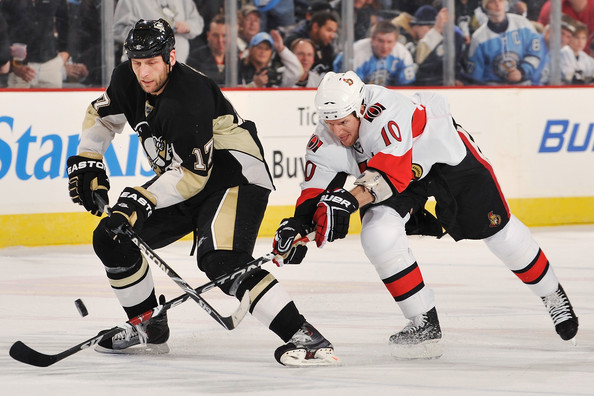 Pens fall to Thrashers, set for third meeting with Sens in four years…