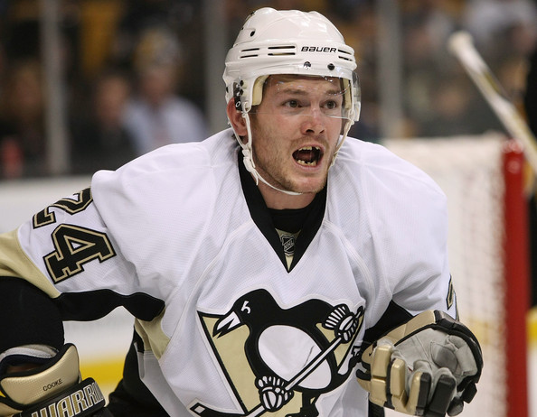 Penguins’ Cooke Out for Remainder of Season and First Round