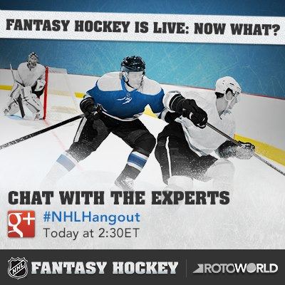 NHL Fantasy Hockey Google+ Hangout